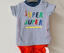 Baby boy top/vest (0-1 mth)