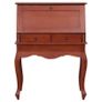 Secretary Desk Brown 78x42x103 cm Solid Mahogany Wood Image 3