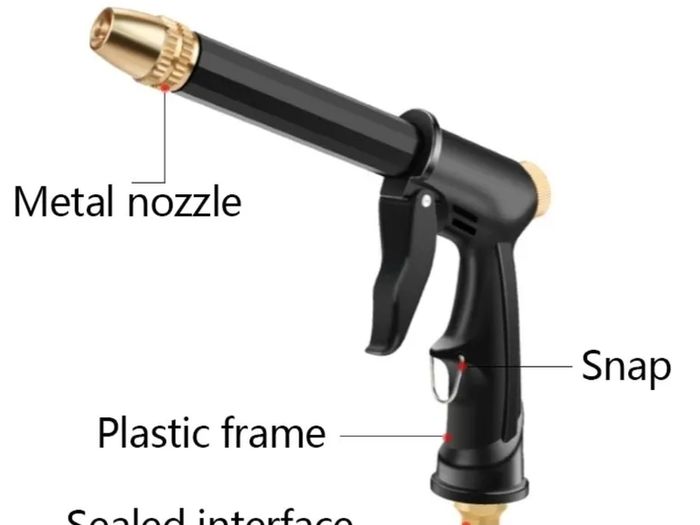 High pressure water nozzle for washing car