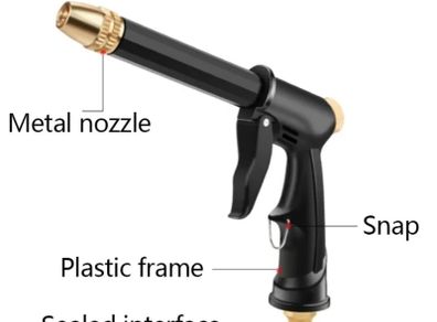 High pressure water nozzle for washing car