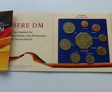 Germany Coins & Medal set 50 years Deutsche Mark 1948 - 1998