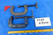 Pair of 4" G Clamps