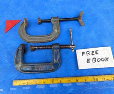 Pair of 4" G Clamps