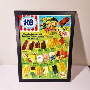 HB Ice Cream - Framed Poster (30 x 40cm) #5