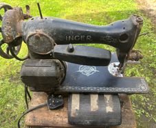 Vintage Singer sewing machine,