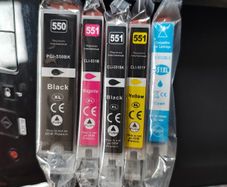 Compatible Canon PGI-550XL/CLI-551XL High Capacity Ink Cartridge Multipack