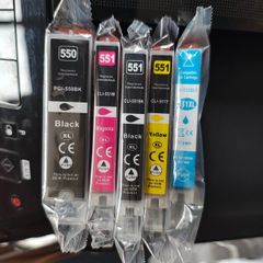 Compatible Canon PGI-550XL/CLI-551XL High Capacity Ink Cartridge Multipack