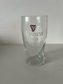 Guinness captain rugby glass