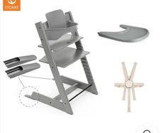 Stokke Tripp Trapp High Chair Bundle