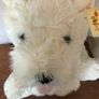 New White Very Soft 'Westie' Dog Image 3