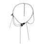 Rebel Studio Butterfly Black Diamante Necklace Image 4