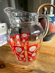 Vintage Style Glass Jug