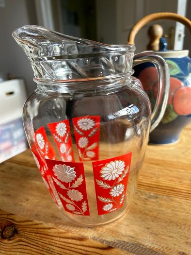 Vintage Style Glass Jug