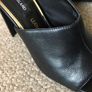 River Island black soft leather slip-on sandal size 5 Image 2