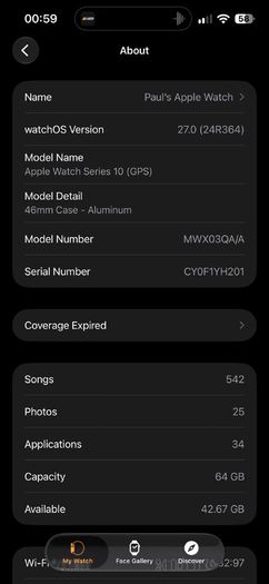 Apple Watch Series 10 Silver 46mm