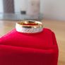 Tungsten carbride ring 14k gold plated size 10.5 Image 8
