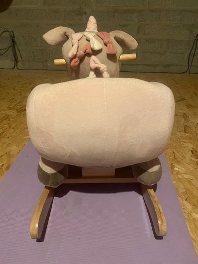 Wooden Baby Rocker Unicorn