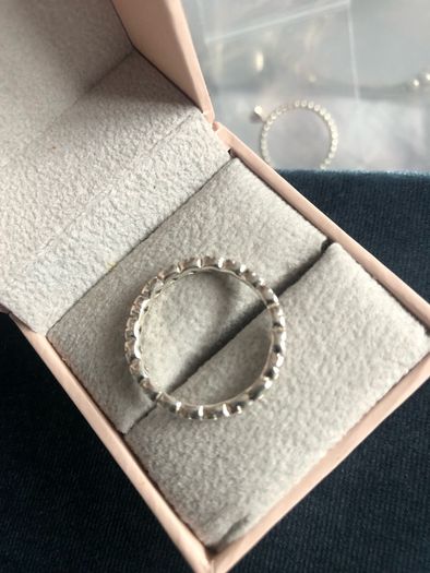 Sterling silver HHN designer ring - band