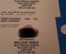Micheal Buble tickets