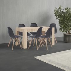 6-Seater Nordic Oak Dining Set