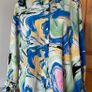 Pieces Oversized blouse shirt size Medium 10 to 12 New with tags Image 6