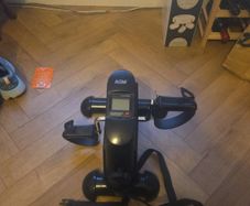 Stationary under desk bike