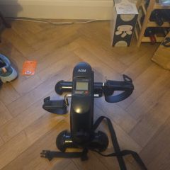 Stationary under desk bike
