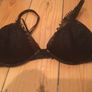 New Calvin Klein Lace Plunge Bra, Black Image 3