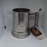 Adare Manor : (2) Vintage Pindor Bros English Pewter Tankards Image 4