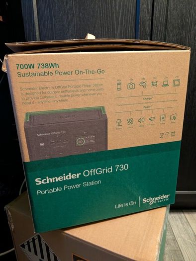 Brand New Schneider Offgrid 730 Portable Power Station