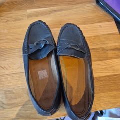 Black loafers