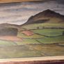 Original painting mid century landscape  of Dear Skryne  Co Meath by G R Campbell Image 3