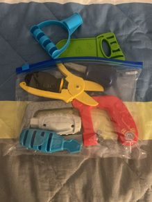 Tools from kids tool bench