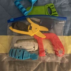 Tools from kids tool bench