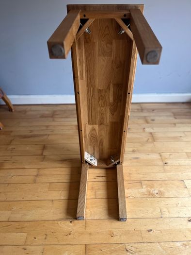 Dinner table wood bench