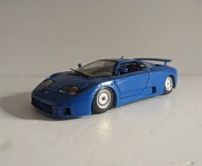 Bugatti Eb 110 Blue 1/24 Diecast Car Model by Bburago