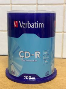 Verbatim 43411 700MB 52x Extra Protection CD-R - 100 Pack Spindle