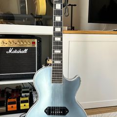 Epiphone Jared James Nichols "Blues Power" Les Paul Custom, Aged Pelham Blue