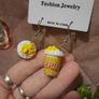 funky popcorn earrings Image 2