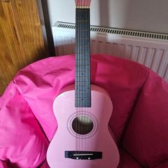 Pink kids guitar