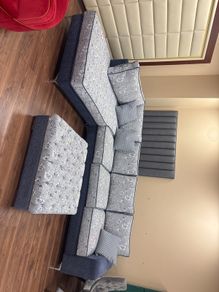 Corner unit Sofa and ottoman