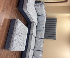 Corner unit Sofa and ottoman