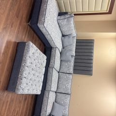 Corner unit Sofa and ottoman