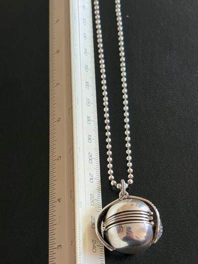 silver necklace