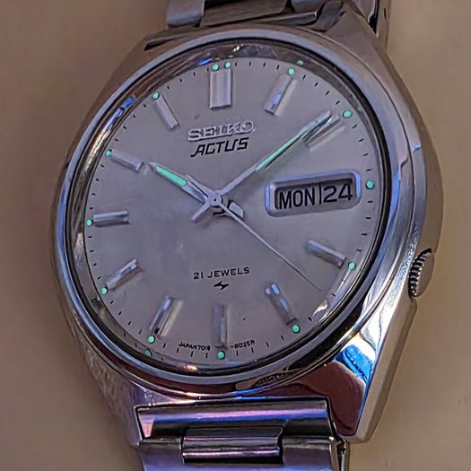 Vintage Seiko Actus Automatic 21 Jewels