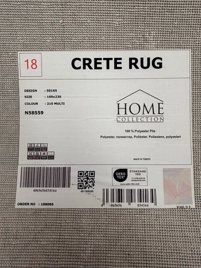 Crete Rug Multi colour