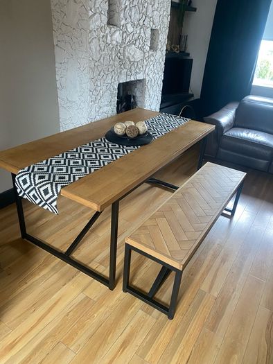 kitchen table & bench (