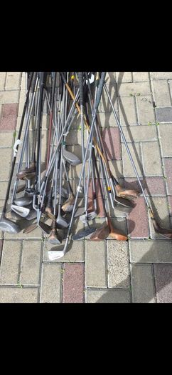 old golf clubs