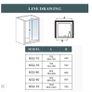 Bi-Fold Shower Door 700mm  Brand New / Opened Only Image 5