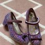 Girls Lilley Sparkle Purple Shoes - see 3 pics Image 2